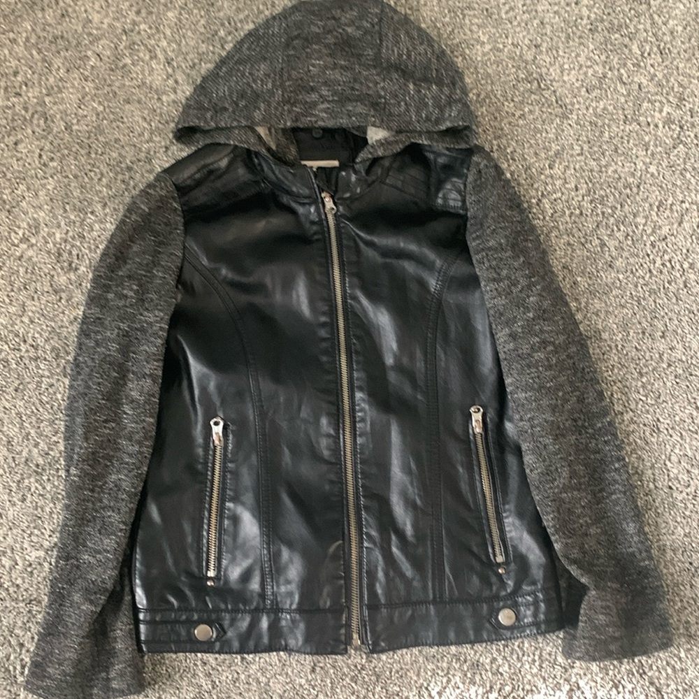 Kids 10-12 Leather Jacket Girls
